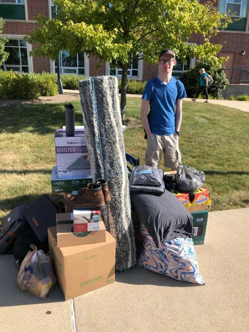 Joshua Smith on move in day August 11, 2019. Photo provided.