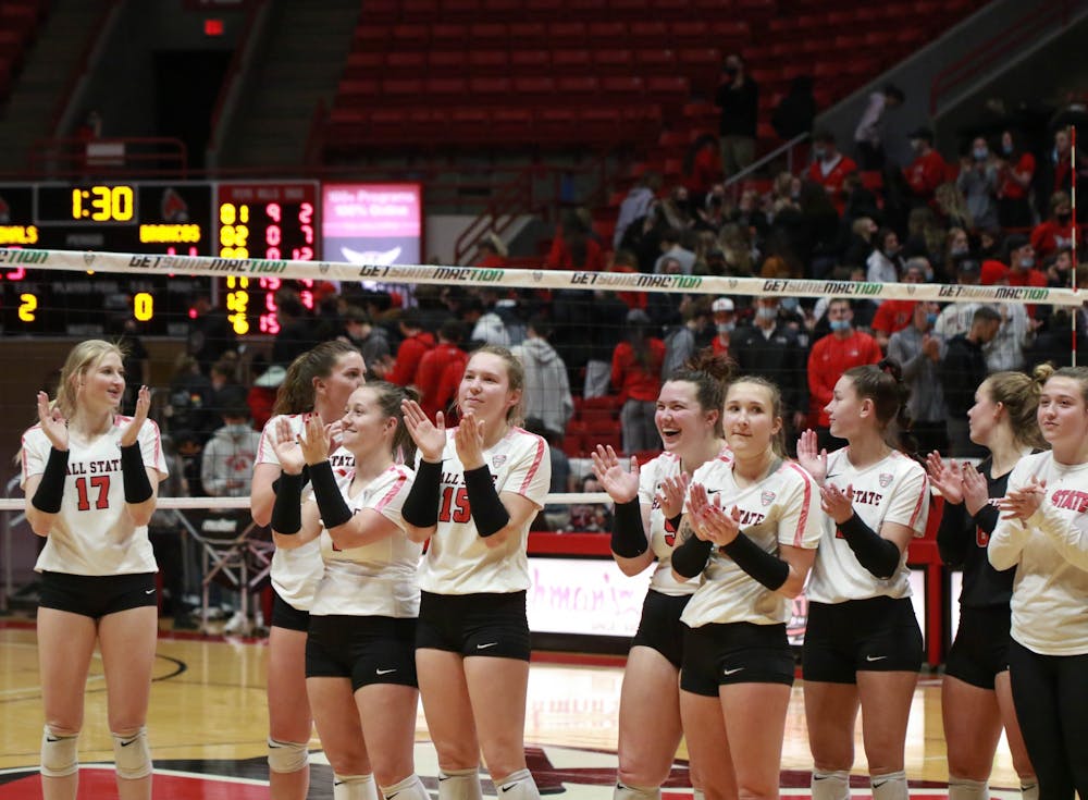 The Lady Cardinals defeated the Western Michigan Broncos 3-1 Monday, securing their spot in the Mid-American Conference finals this Wednesday.&nbsp;
