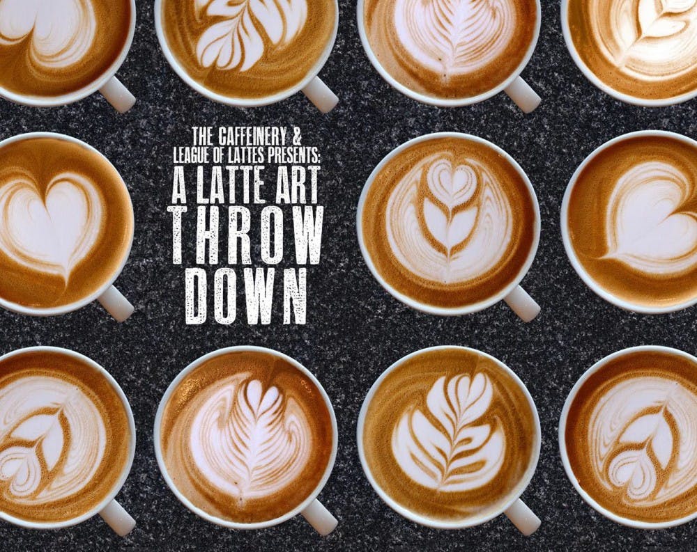 <p>The Caffeinery is hosting a Latte Art Throw Down March 17 at 7:30 p.m. &nbsp;Baristas will craft designs displaying their craftsmanship for judge’s and spectators. <strong>The Caffeinery Facebook, Photo Courtesy</strong></p>