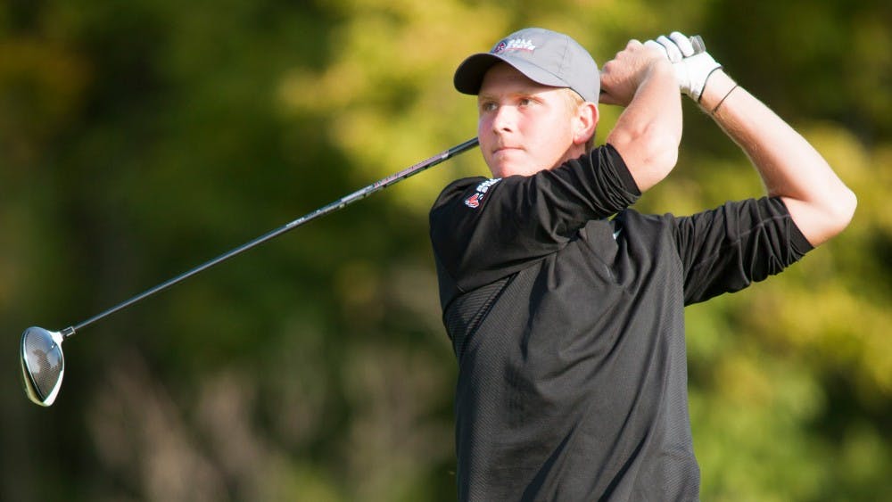 Freshman Jack Cunningham finished fourth at the ODU/OBX Intercollegiate. Cunningham is from Vincennes, Indiana. Ball Stat Athletics, Photo Courtesy