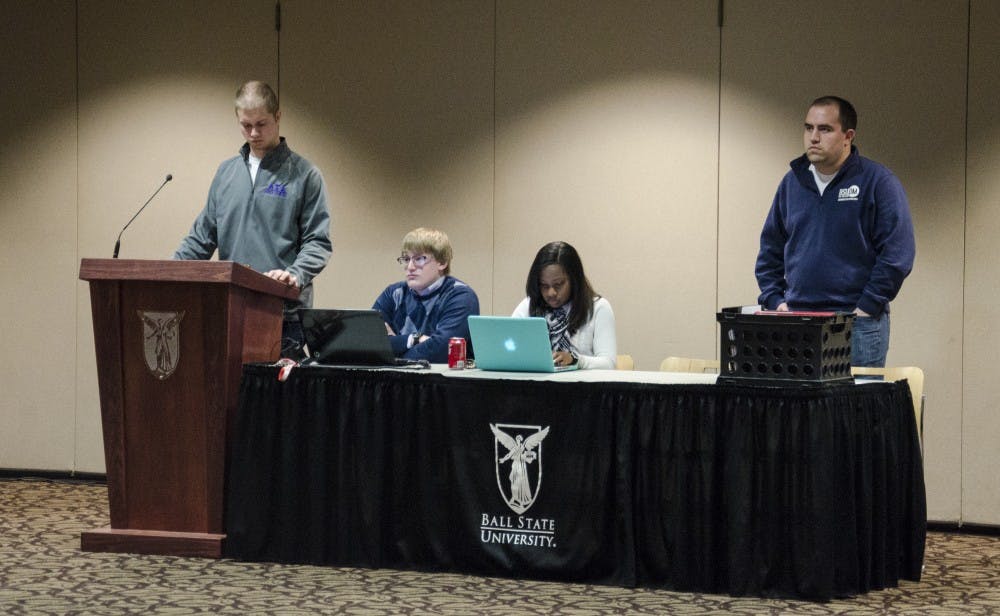 The Student Government Association ended the fall semester with seven out of 17 platform points completed. The executive board is looking forward to accomplish more platforms points this semester. DN PHOTO BREANNA DAUGHERTY