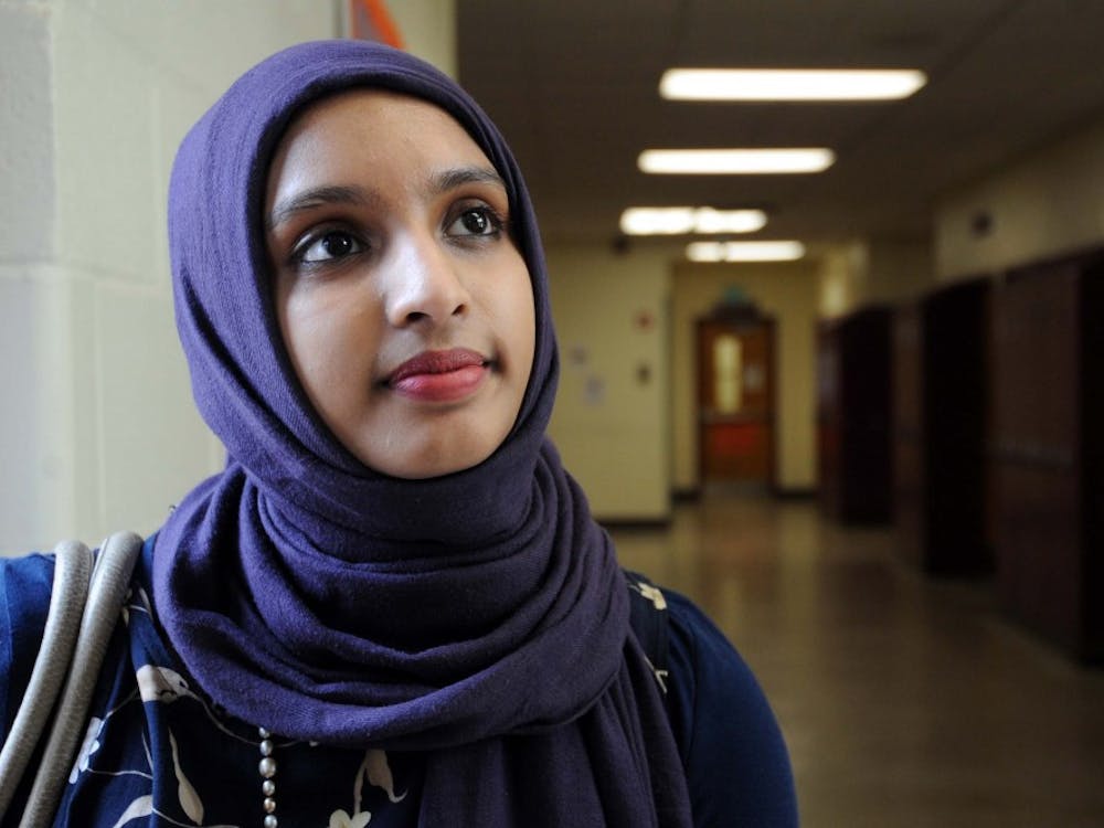 Towson high school student Amara Majeed has provided commentary for CNN on issues affecting the Muslim community. She founded The Hijab Project, which is meant to foster social awareness of prejudice in the United States against girls and women who wear head-scarves. She also wrote a book of biographies on Muslims to help dispel disparaging opinions that people have of Muslims. (Algerina Perna/Baltimore Sun/TNS)