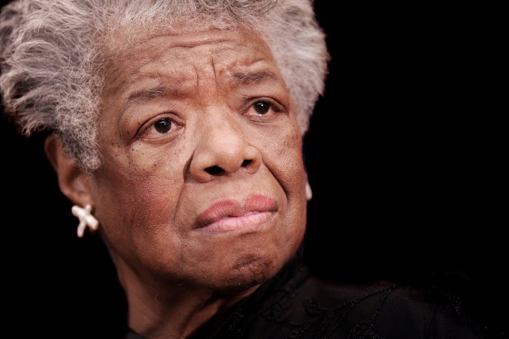 Poet Maya Angelou attends the 2008 J. William Fulbright Prize for International Understanding in Washington, D.C. The poet, civil rights advocate and educator died May 28 at the age of 86. MCT PHOTO