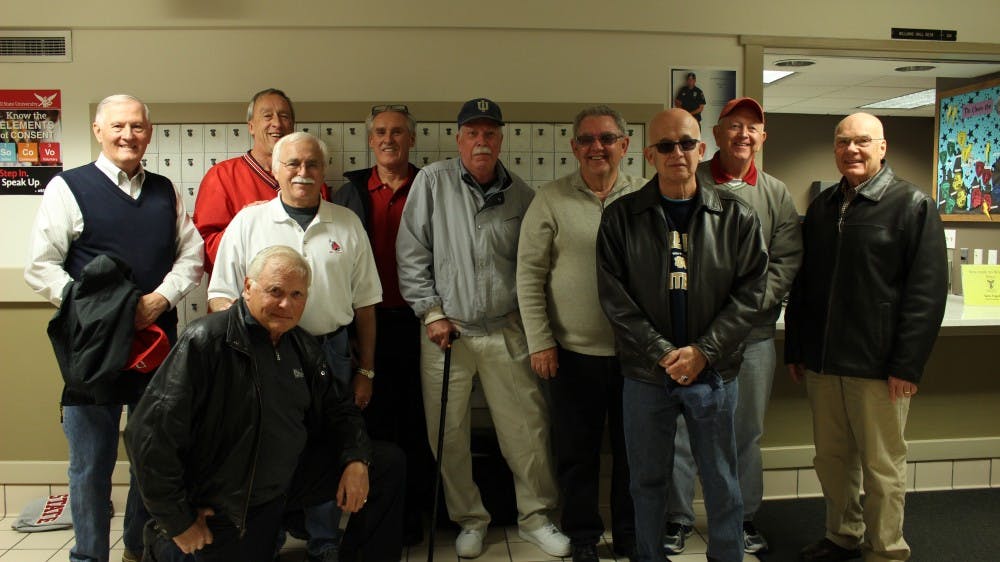 Ten Noyer Complex residents from the ‘60s revisited their old home Saturday during Ball State’s 2016 Homecoming. The friends have gone nearly 50 years without seeing one another. Ryan Shank // DN
