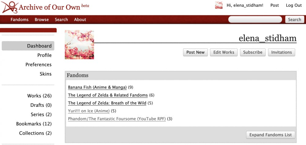 Archive Of Our Own was nominated for a 2019 Hugo Award. Archive Of Our Own is a website where fanfiction writers can publish their fanfiction and readers can read them. Elena Stidham, Photo provided