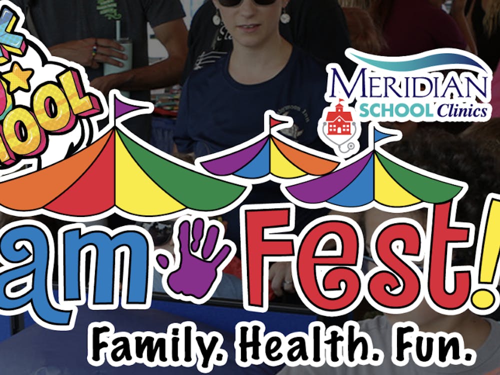 Meridian Health Services and Meridian School Clinics present Fam Fest!, Thursday, July 14, 2022, at Southside Middle School in Muncie, Indiana. This event is scheduled to run from 1-5 p.m. and will offer health services along with food and entertainment. 