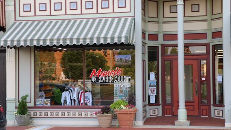 The Muncie Visitors Bureau is located in downtown Muncie. For Muncie merchandise, brochures and community calendars, visitors can stop by during the business hours of Monday through Friday 8:30 a.m. – 4:30 p.m. Clayton McMahan, DN