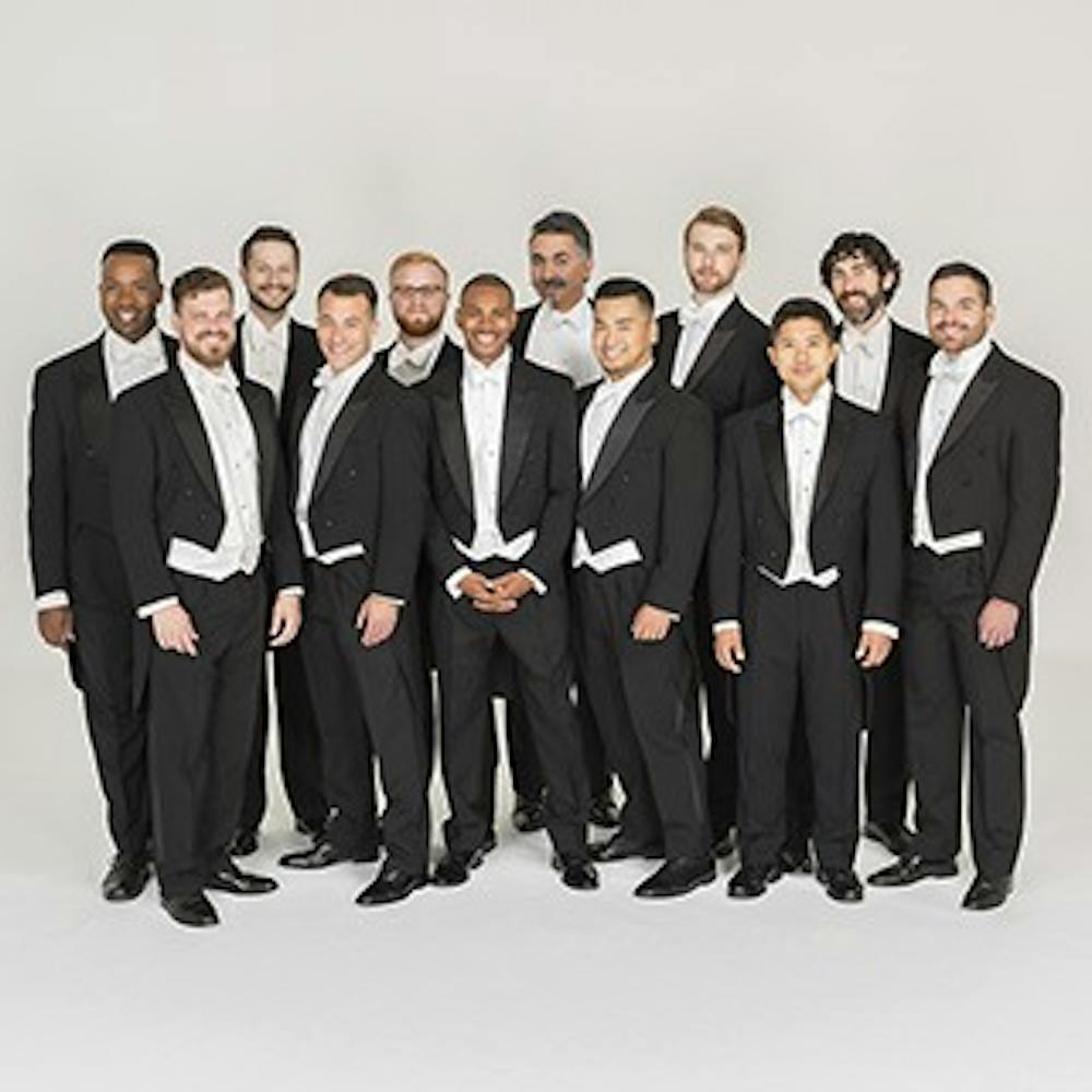 <p>Chanticleer,&nbsp;a Grammy award-winning male a cappella group based in San Francisco, will perform in&nbsp;Sursa Performance Hall on Sunday&nbsp;for the newest addition to the Arts Alive performance series. The group is composed of twelve members whose vocals range from&nbsp;the lowest (bass) to the highest (soprano). <em>Ball State University // Photo Courtesy</em></p>