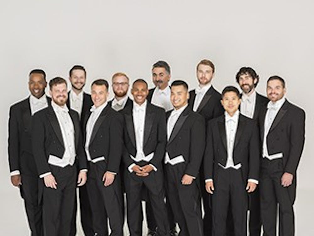 Chanticleer,&nbsp;a Grammy award-winning male a cappella group based in San Francisco, will perform in&nbsp;Sursa Performance Hall on Sunday&nbsp;for the newest addition to the Arts Alive performance series. The group is composed of twelve members whose vocals range from&nbsp;the lowest (bass) to the highest (soprano). Ball State University // Photo Courtesy