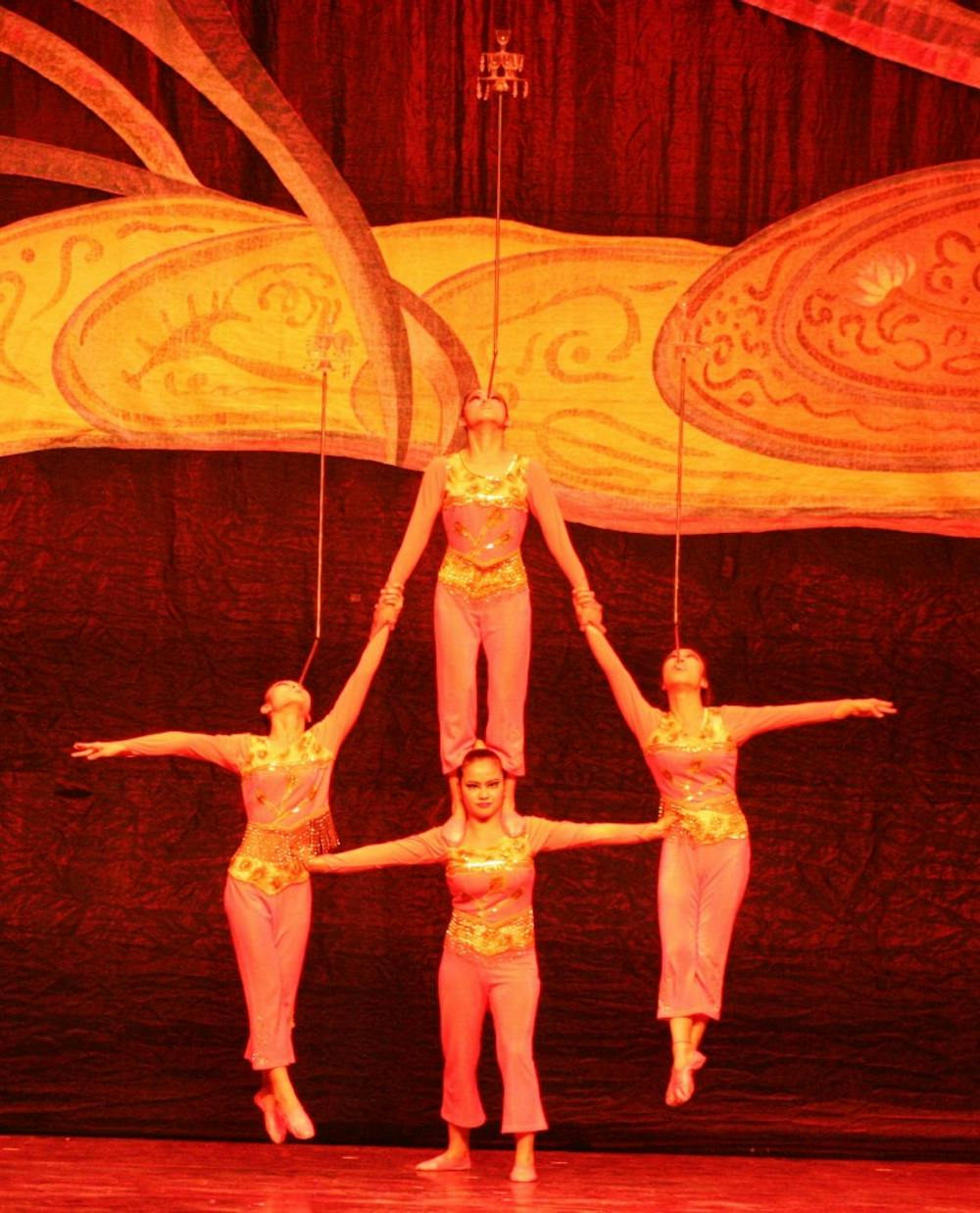 The Golden Dragon Acrobats performed the show Cirque Ziva on February 19 at Emens Auditorium. DN PHOTO EMILY CUNNINGHAM
