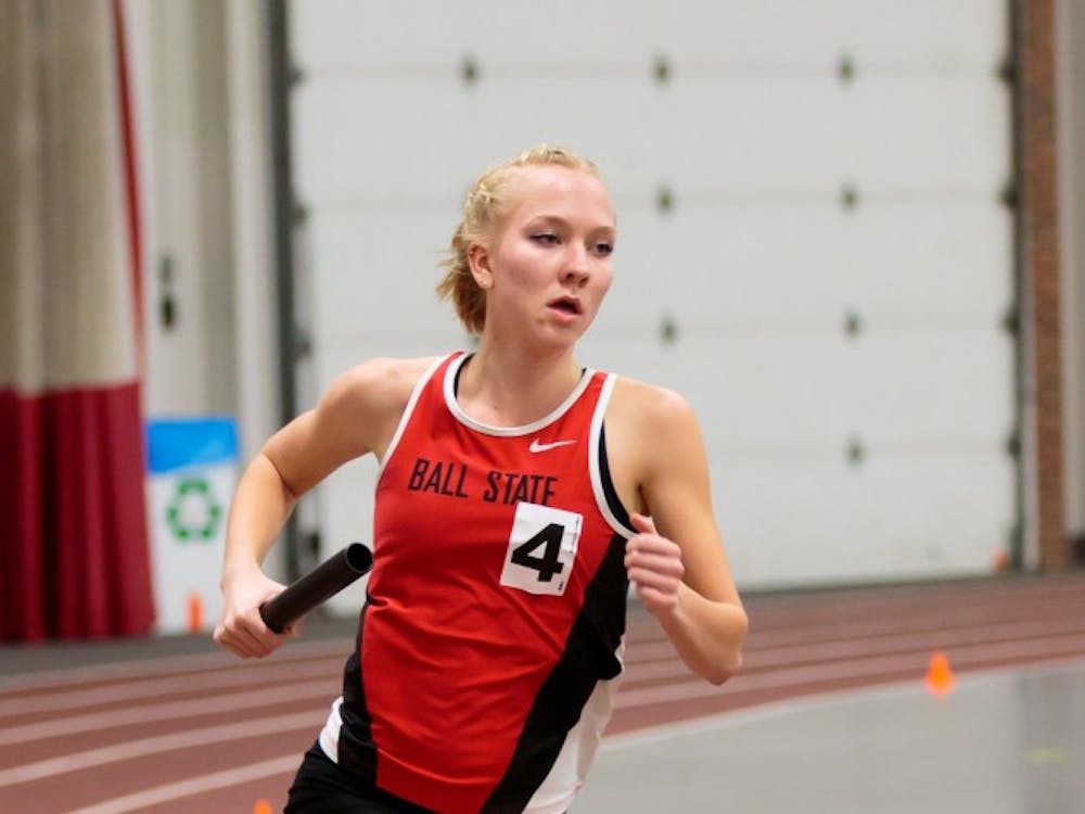 The Ball State track and field hosts the only home indoor meet of the season in the Field Sports Buidling on Feb. 17. The Ball State Tune-Up included teams from Fort Wayne, Western Michigan, and Wright State. Kyle Crawford // DN