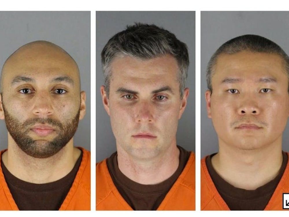 From left, former Minneapolis police Officers J. Alexander Kueng, Thomas Lane and Tou Thao. (Hennepin County Sheriff's Office/TNS)