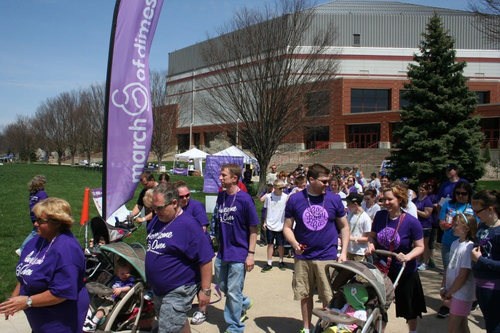 <p>The March of Dimes is a nonprofit organization in the United States that wants to improve the health of babies by working to prevent birth defects, premature birth and infant mortality. Ball State will play host to March of Dimes on May 1 at LaFollette Field for the 2016 March for Babies East Central walk.&nbsp;<em style="background-color: initial;">PHOTO COURTESY OF MARCHOFDIMES.ORG</em></p>