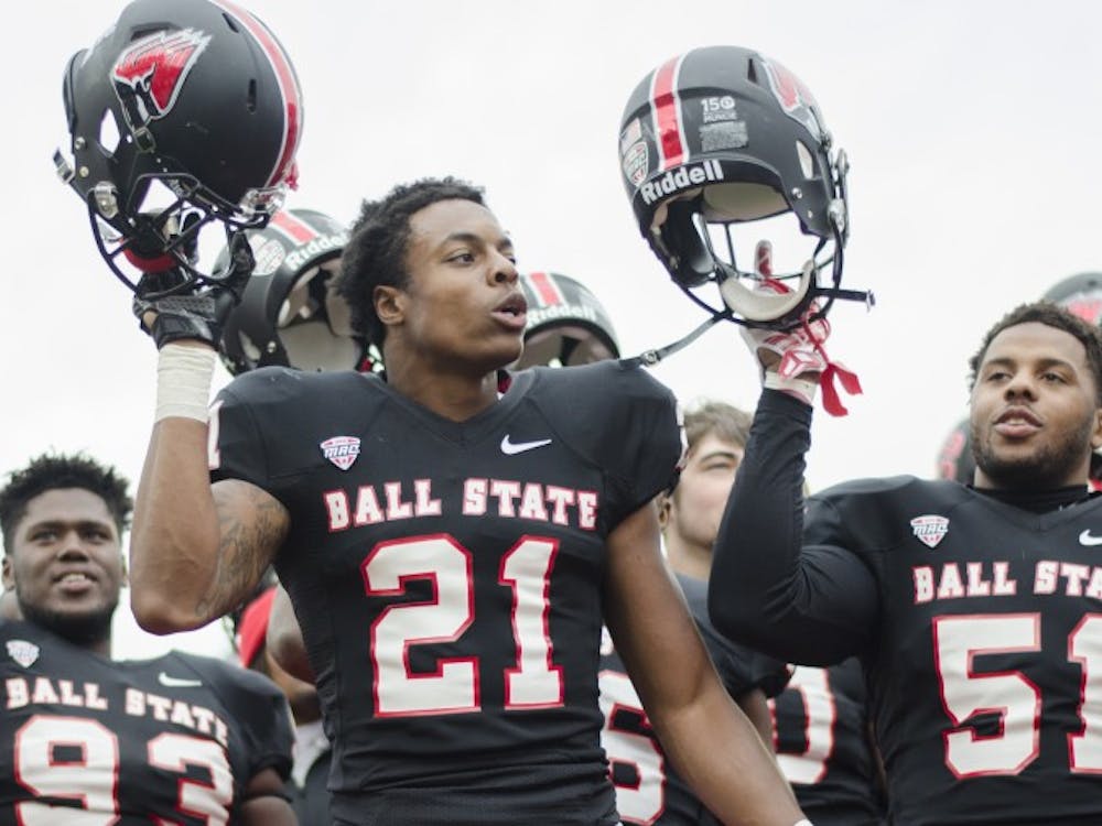 The Ball State football team faced the University of Massachusetts on Oct. 31 at Scheumann Stadium. Ball State won the competition 20-10. 