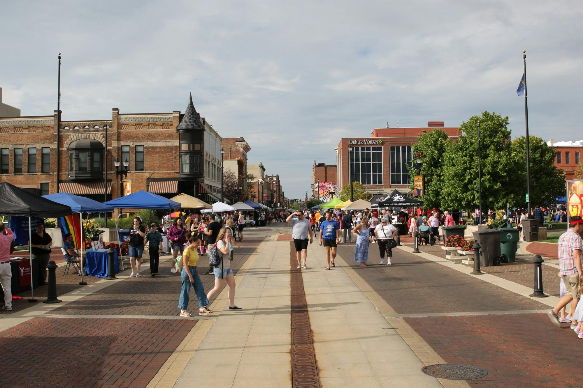 Downtown Muncie at Canan Commons. DN FILE PHOTO