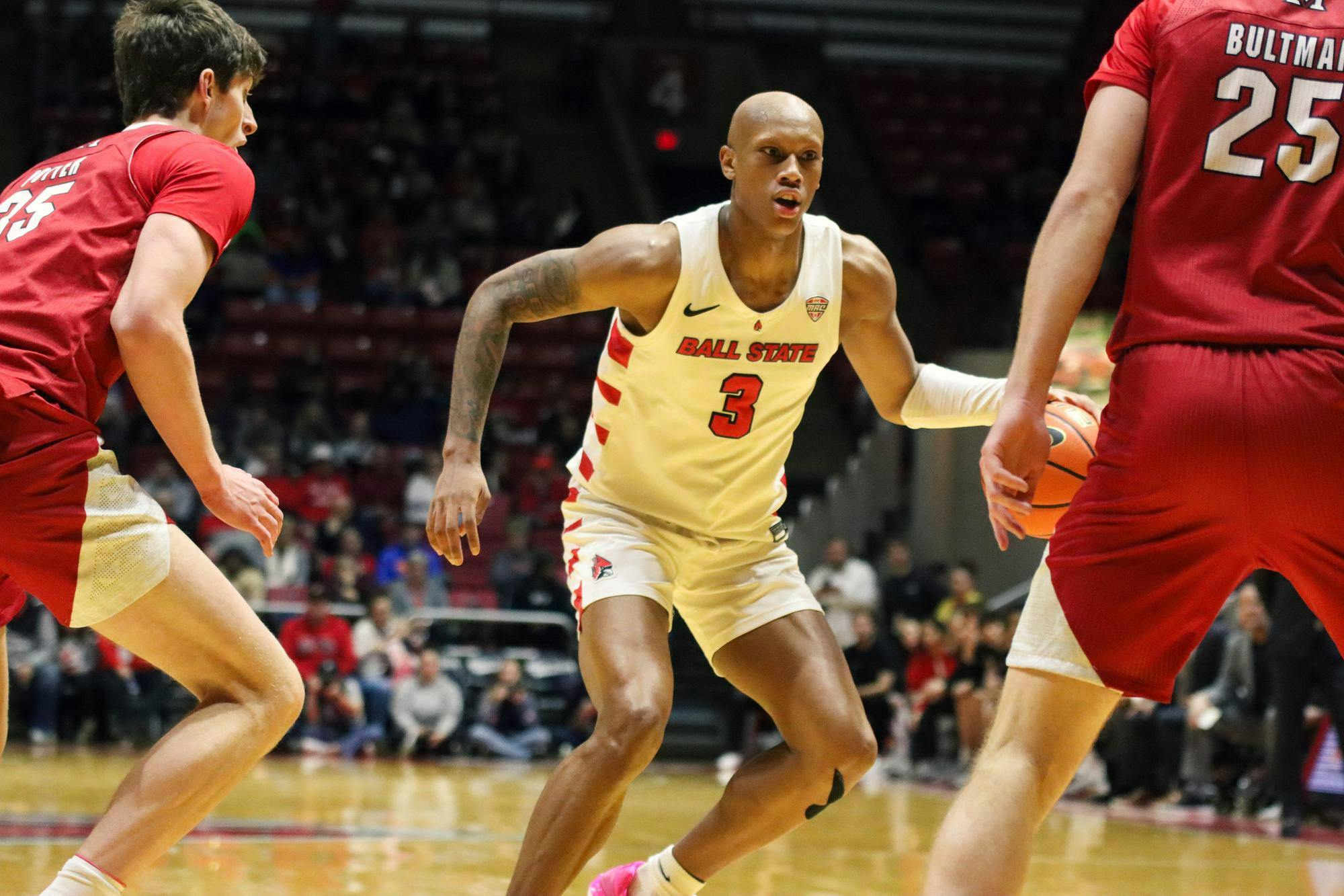 Ball State men's basketball loses emotionally charged MAC contest ...