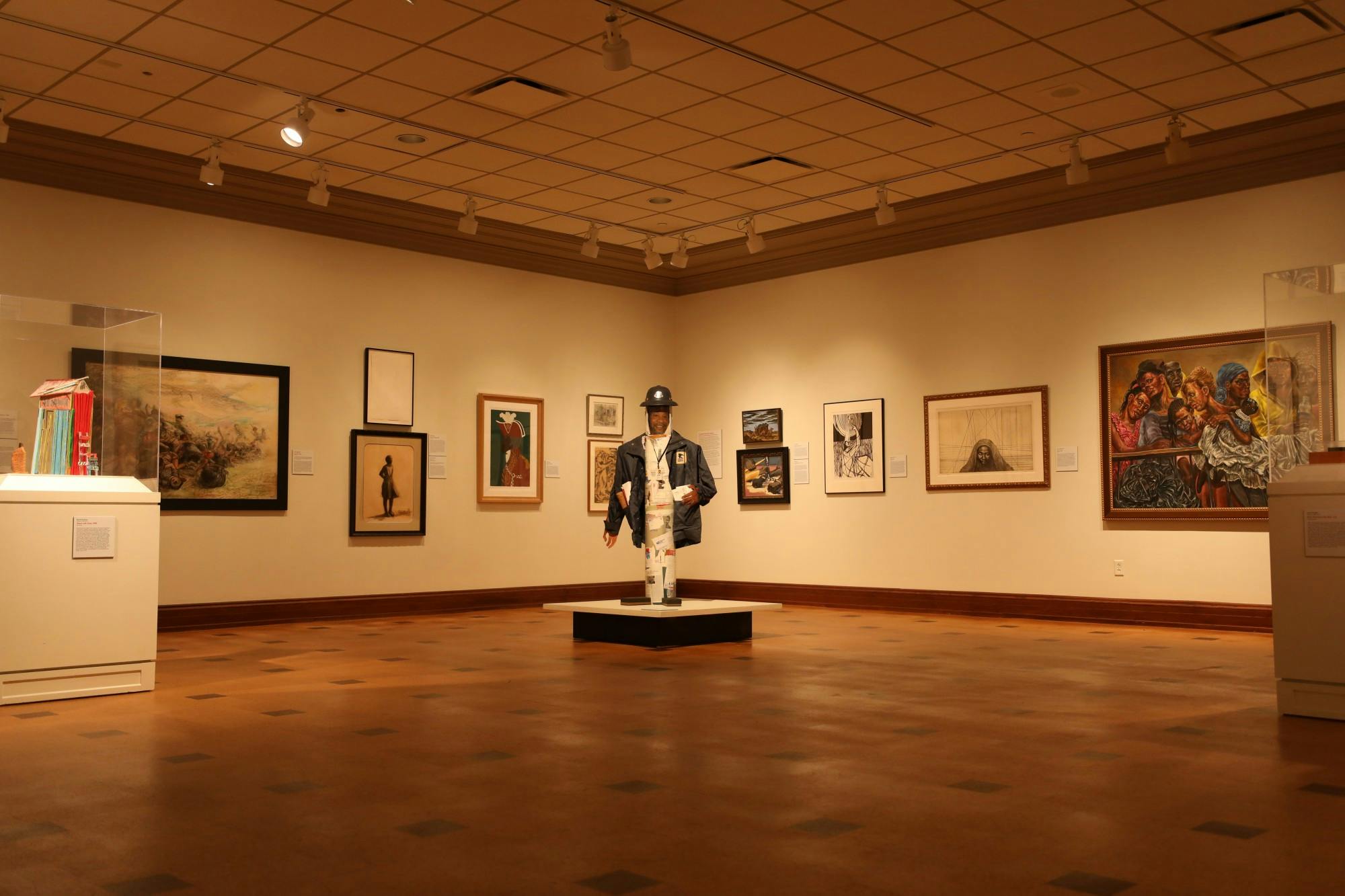 The second section of the “Memories & Inspiration'' exhibition titled, “Experiences & Remembrances,” Oct. 28. Director of the David Owsley Museum of Art, Robert LaFrance said the works of art in this section represent personal memories of the Davises and of the experience of many African Americans from their generation. Sumayyah Muhammad, DN