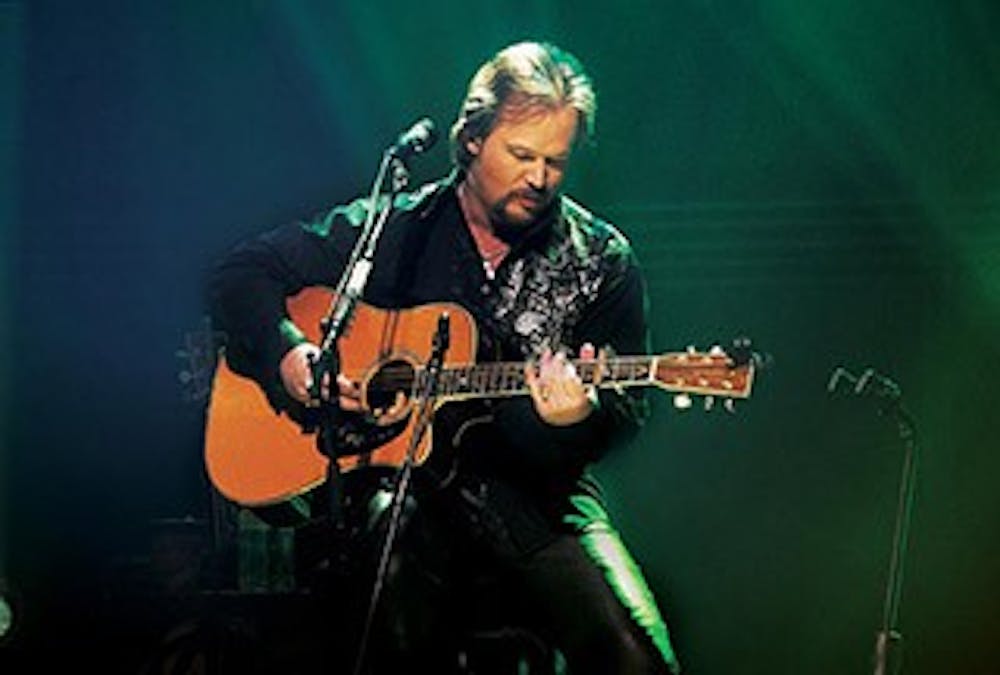 &nbsp;Travis Tritt will perform at 7 p.m. Feb. 18 in Emens Auditorium as apart of his “A Man and His Guitar” 2018 tour. Tritt is one of 35 nationally touring artists that have performed on campus throughout the 2017-18 school year. Ball State University, Photo Courtesy