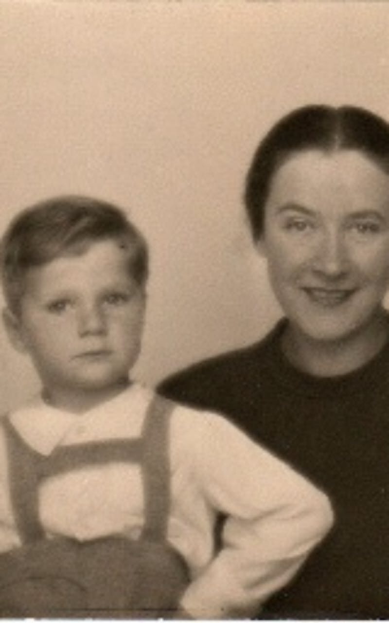 A young Frank Grunwald with his mother, Vilma, before the Holocaust. Grunwald survived two death marches and multiple concentration camps and will discuss his experience April 4 at Ball State. U.S. Holocaust Memorial Museum, Photo Courtesy