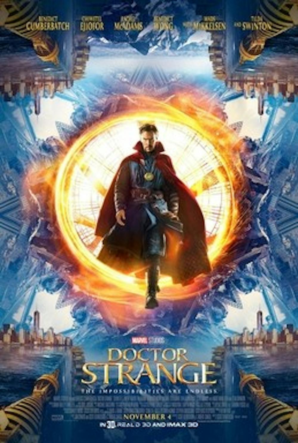 <p>Doctor Strange, the newest Marvel Comics superhero film, follows former neurosurgeon Dr. Stephen Strange after he receives magical&nbsp;powers while searching for healing in a mysterious enclave. The 2016 film is the 14th movie of the Marvel Cinematic Universe.&nbsp;<i style="font-size: 14px;">Wikipedia // Photo Courtesy</i></p>