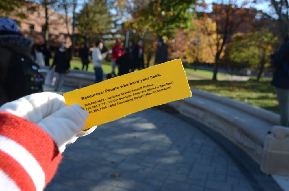 On Nov. 10 community members rallied against rape culture on the University Green. The protestors called for action and support for survivors of sexual assault.&nbsp;