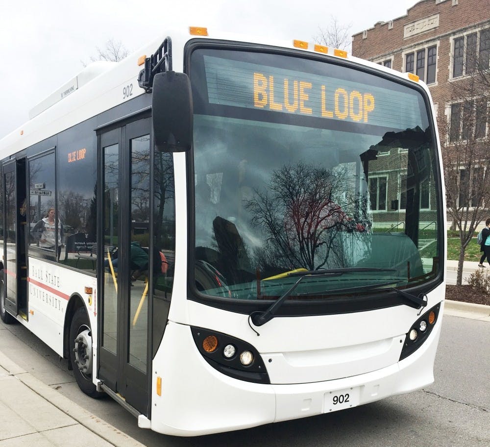 <p>The Student Government Association is thinking of extending the blue loop. The blue loop extension bill would allow for the blue loop university shuttle buses to run year-round on campus rather than only being available from January until the end of spring break. <strong>Michelle Kaufman, DN File</strong></p>