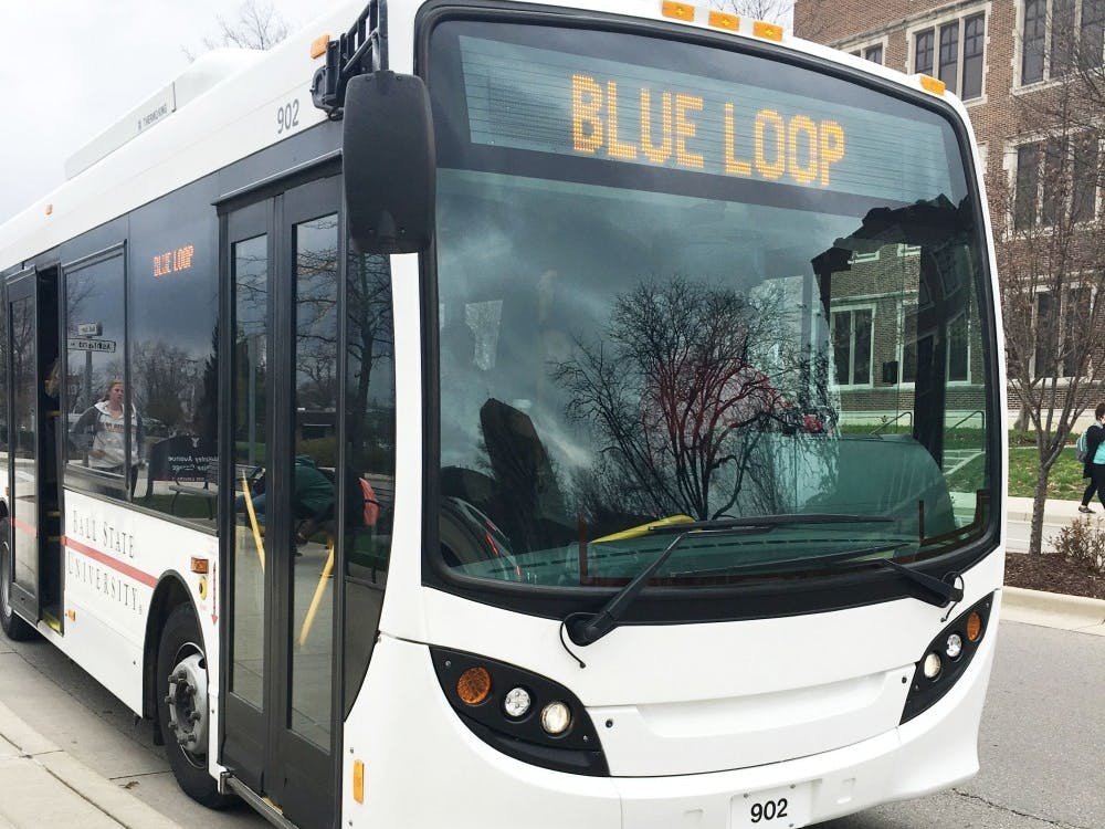 The Student Government Association is thinking of extending the blue loop. The blue loop extension bill would allow for the blue loop university shuttle buses to run year-round on campus rather than only being available from January until the end of spring break. Michelle Kaufman, DN File