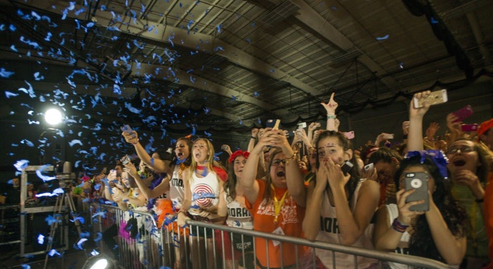 This Saturday, 1,400 students will take part in Ball State's 10th annual Dance Marathon where they will dance for 13.1 hours to raise money for Riley Children's Hospital in Indianapolis.&nbsp;Ball State Dance Marathon funds two programs at Riley Hospital, "Magic Castle Cart" and&nbsp;Palliative Care Program. Breanna Daugherty //&nbsp;DN File