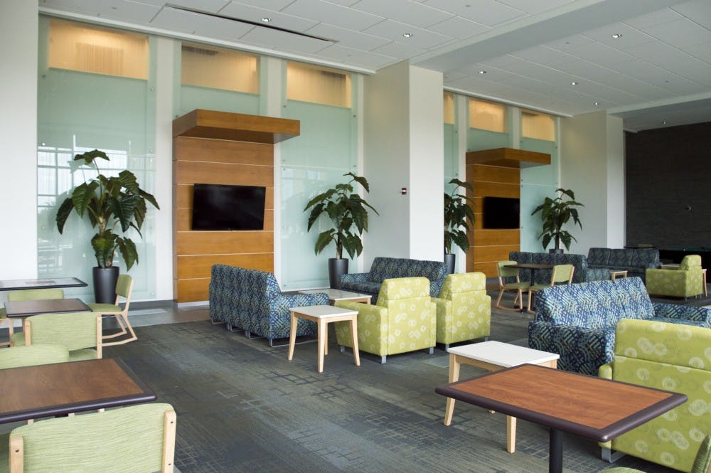 Botsford/Swinford Lobby with full-sized kitchen for cooking shows DN PHOTO ALAINA JAYE HALSEY