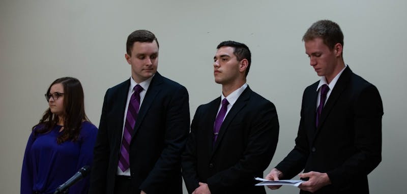 Ball State SGA president presents 2020 State of the Senate