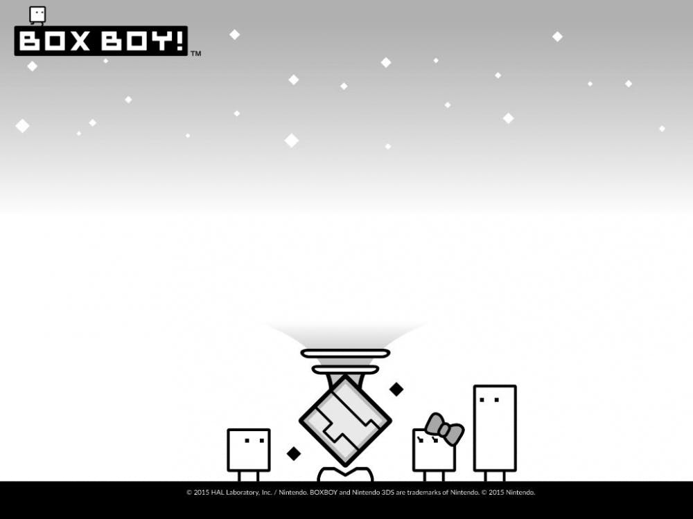 Nintendo’s BoxBoy requires players to create boxes to help Qbby navigate more than 20 worlds. After completing the worlds, players can solve different puzzle challenges. PHOTOS COURTESY OF NINTENDO OF AMERICA