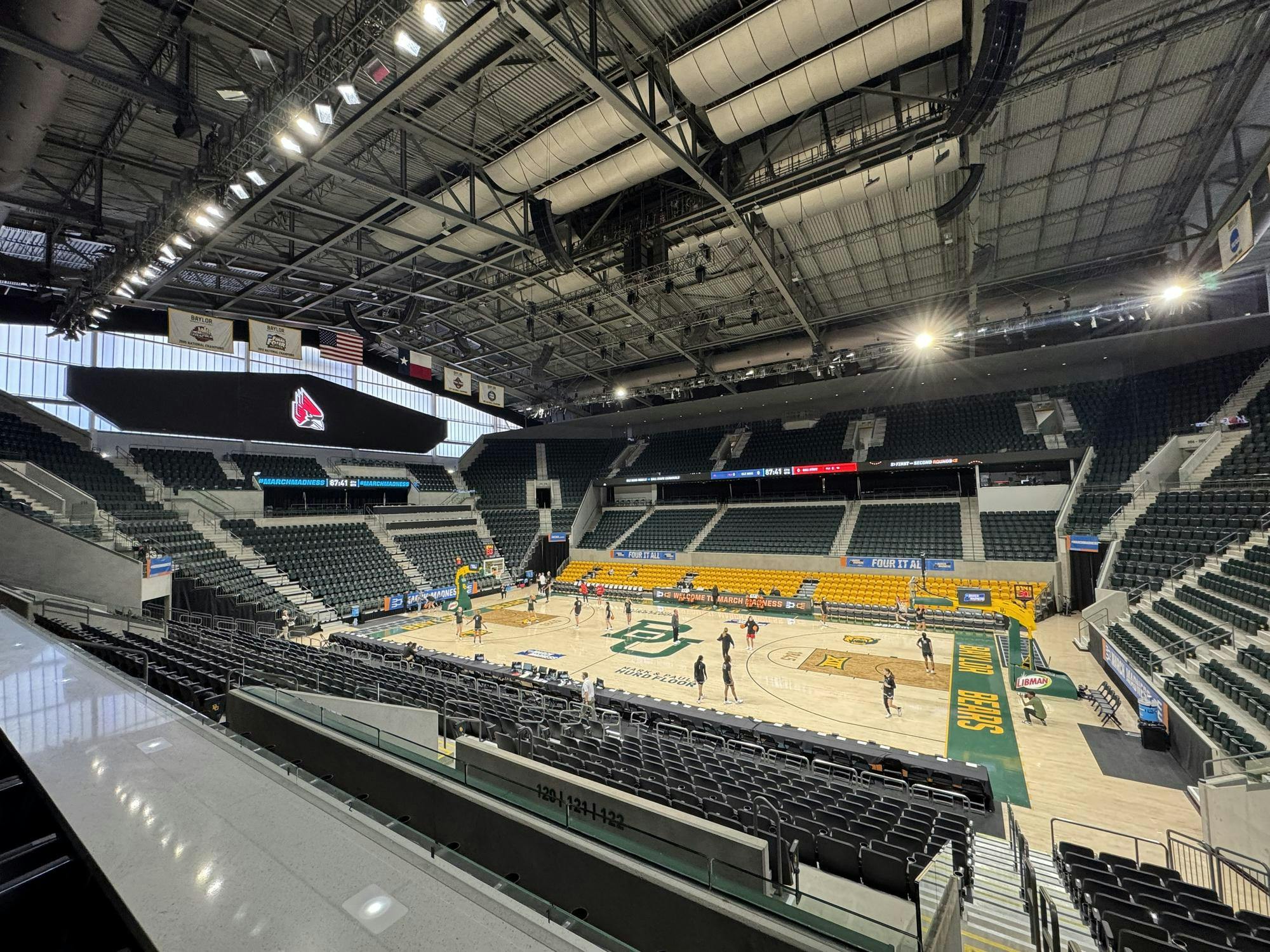 Baylor's Foster Pavilion. Baylor men's and women's basketball play in the Pavilion. Elijah Poe, DN