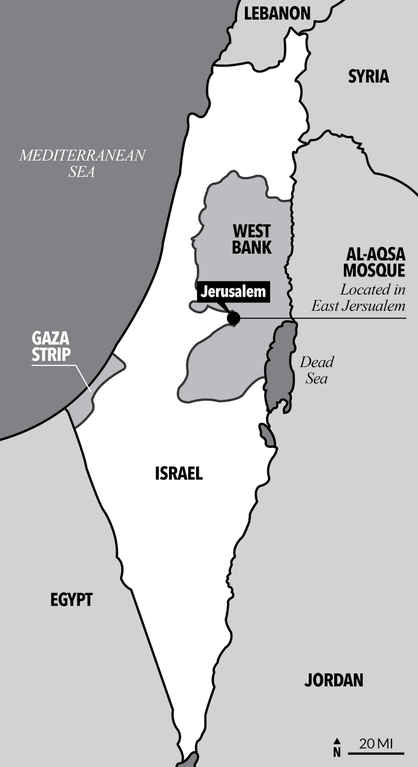 Israeli-Palestinian Conflict Map