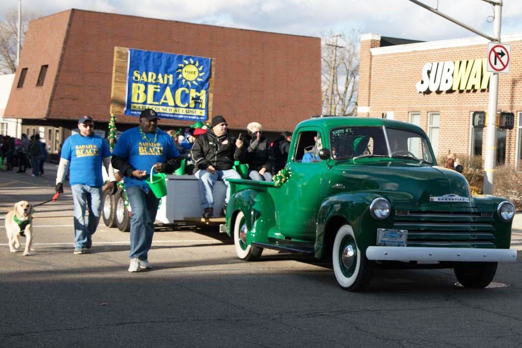 Participants walk and ride down Walnut Street March 16, 2019, for St. Patrick's Day celebrations. The 2020 St. Patrick's Day parade in Muncie has been postponed due to COVID-19 concerns. Kamryn Tomlinson, DN File