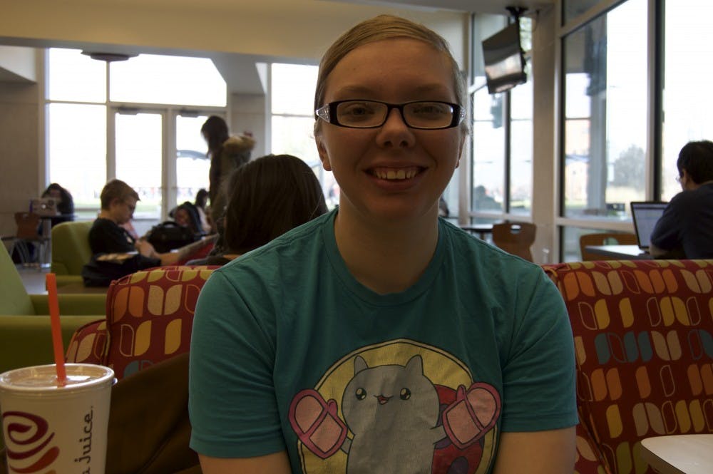 Morgan Wysong, sophomore German education major