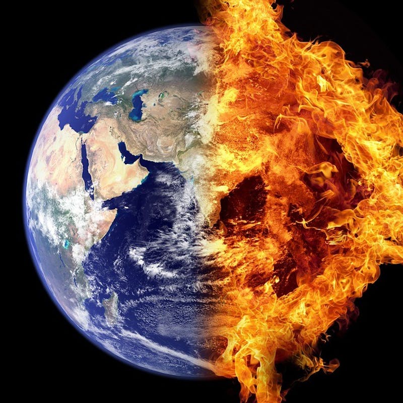 Is global warming to blame for warm weather?