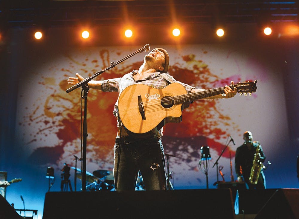 	<p>Jason Mraz will perform at 7:30 p.m. Tuesday at John R. Emens Auditorium. Tickets are still available and start at $10 for students and $25 for the public.</p>