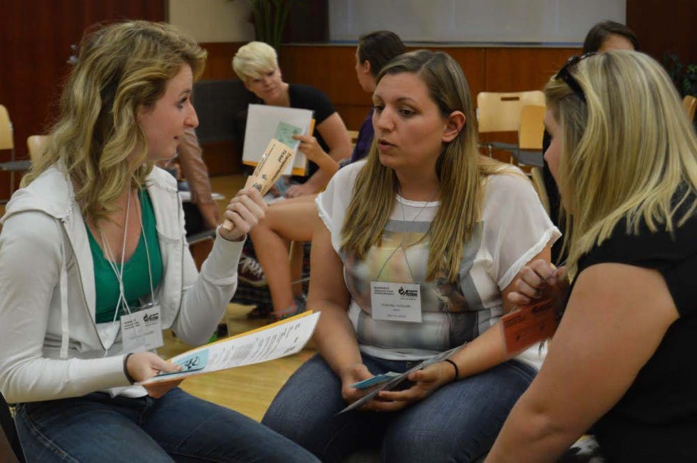 <p>TEAMwork for Quality Living hosted an event at the L.A. Pittenger Student Center on Sept. 25 to show Ball State students what it is like to live in poverty. <em>DN PHOTO ALLIE KIRKMAN</em></p>