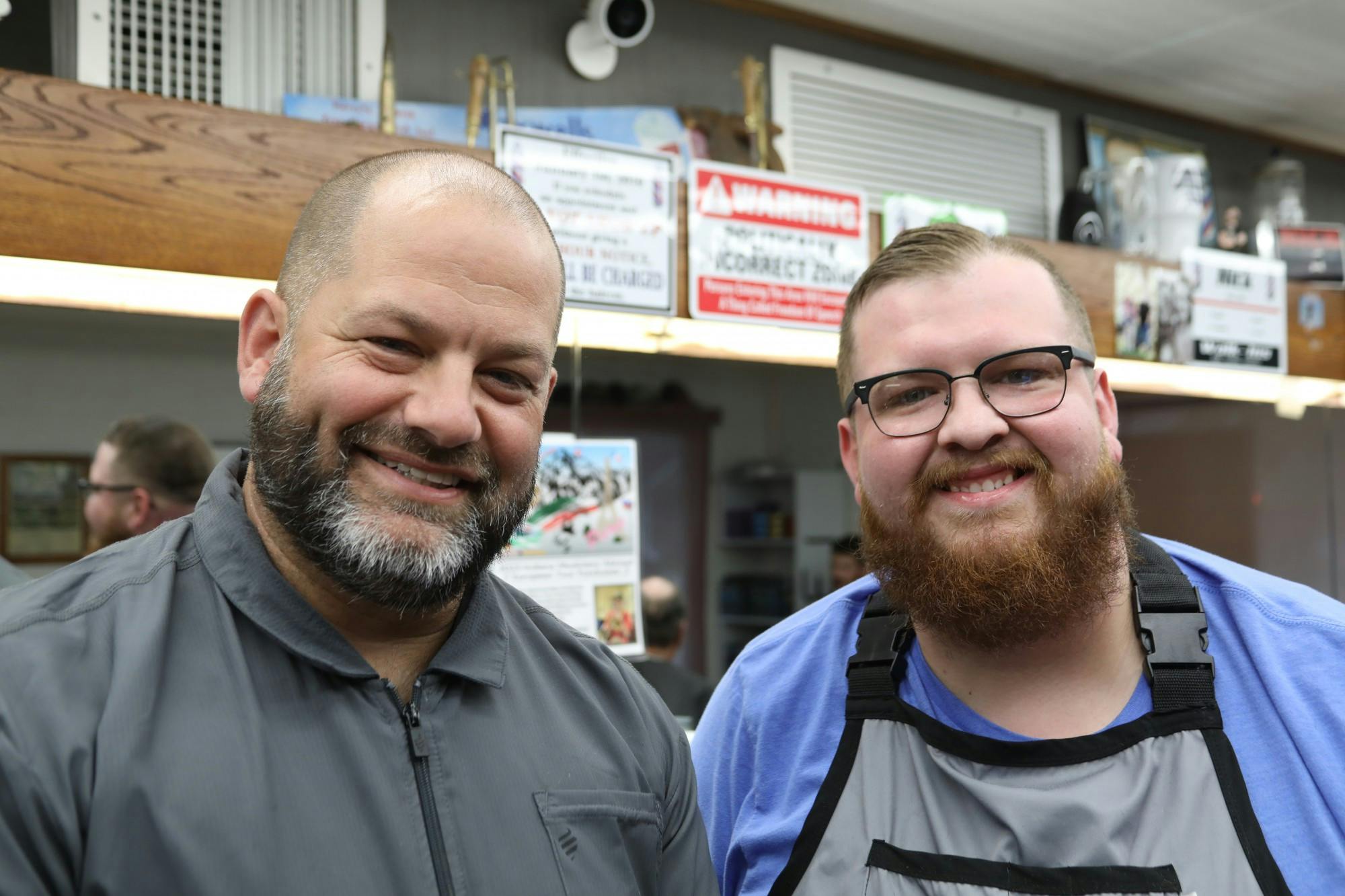 Portrait of Brian Richards (left) and Nick Richards (right), taken Aug. 18. Nick has worked at Maxwell’s for 4 years and has rallied a strong clientele for such a short time, Brian Richards says. Miguel Naranjo, DN