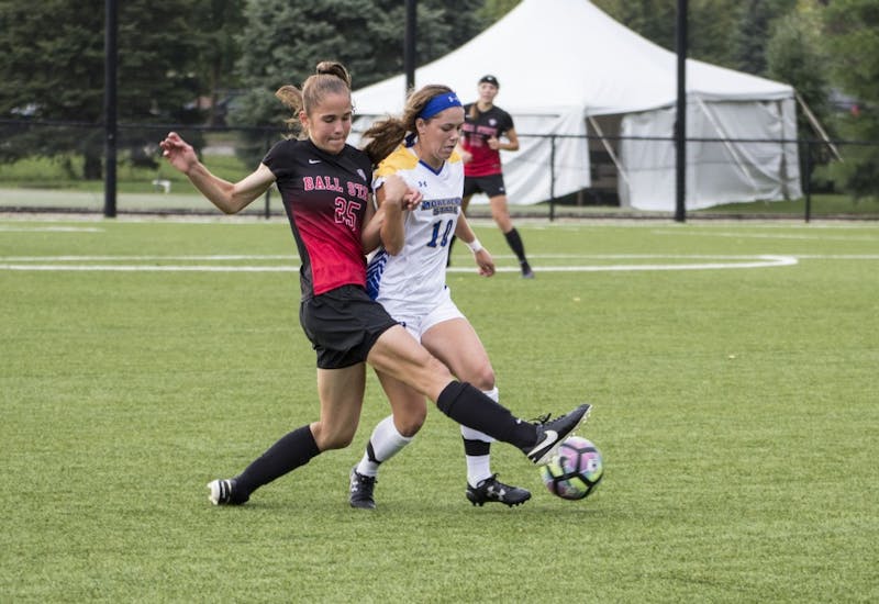 Ball State soccer beats Morehead State 4-0 on Senior Day
