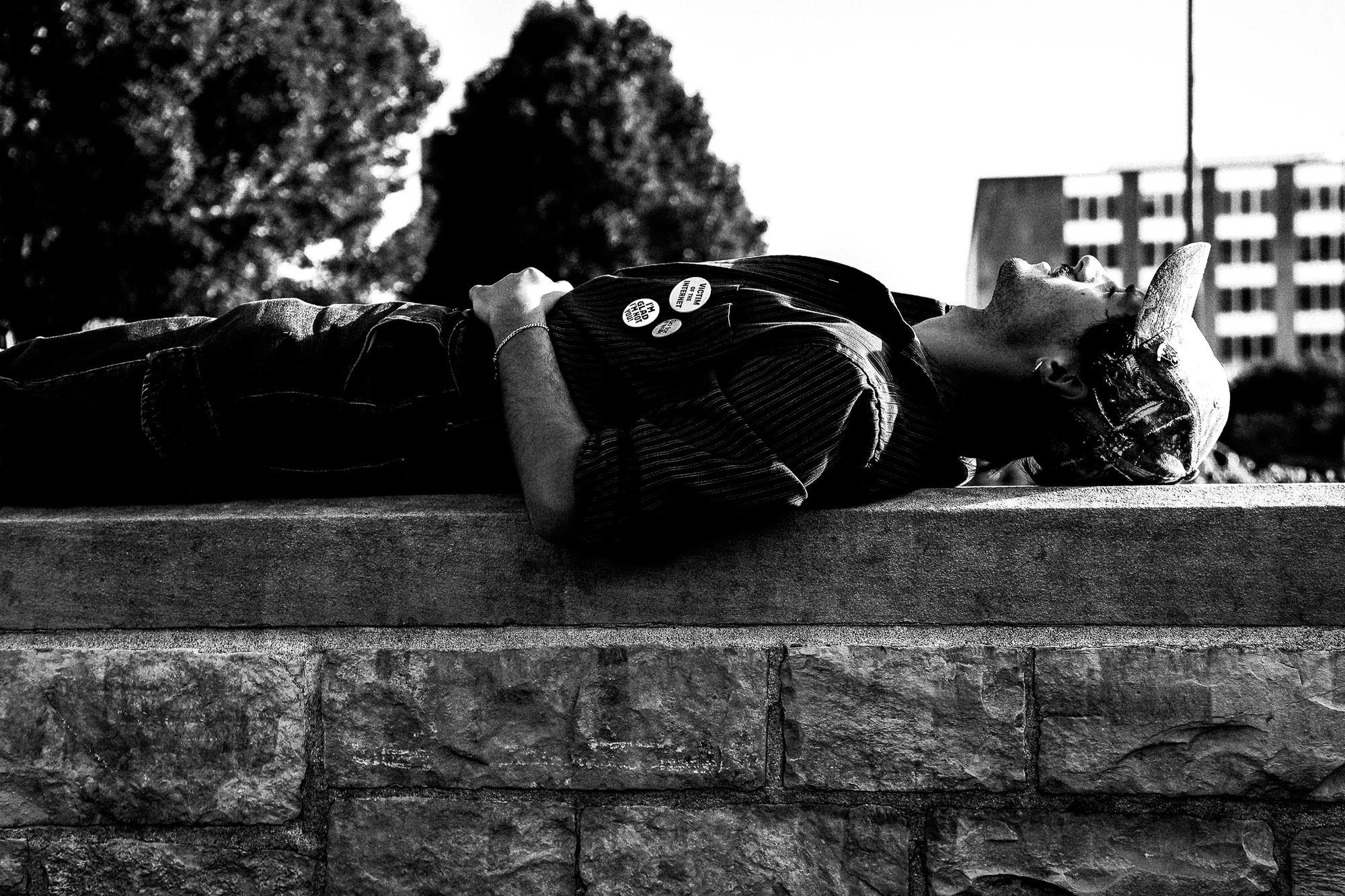 Noah Sties poses for a photo Oct. 1 in Downtown Fort Wayne. Radley Richman, Photo Provided