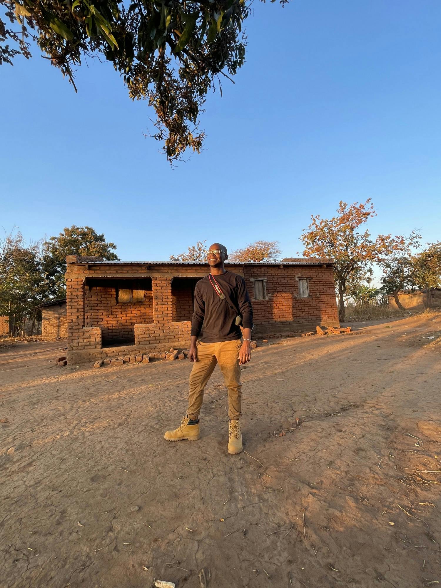 Davonte Longmire poses for a photo in Livwezi, Malawi. Davonte Longmire, Photo Provided