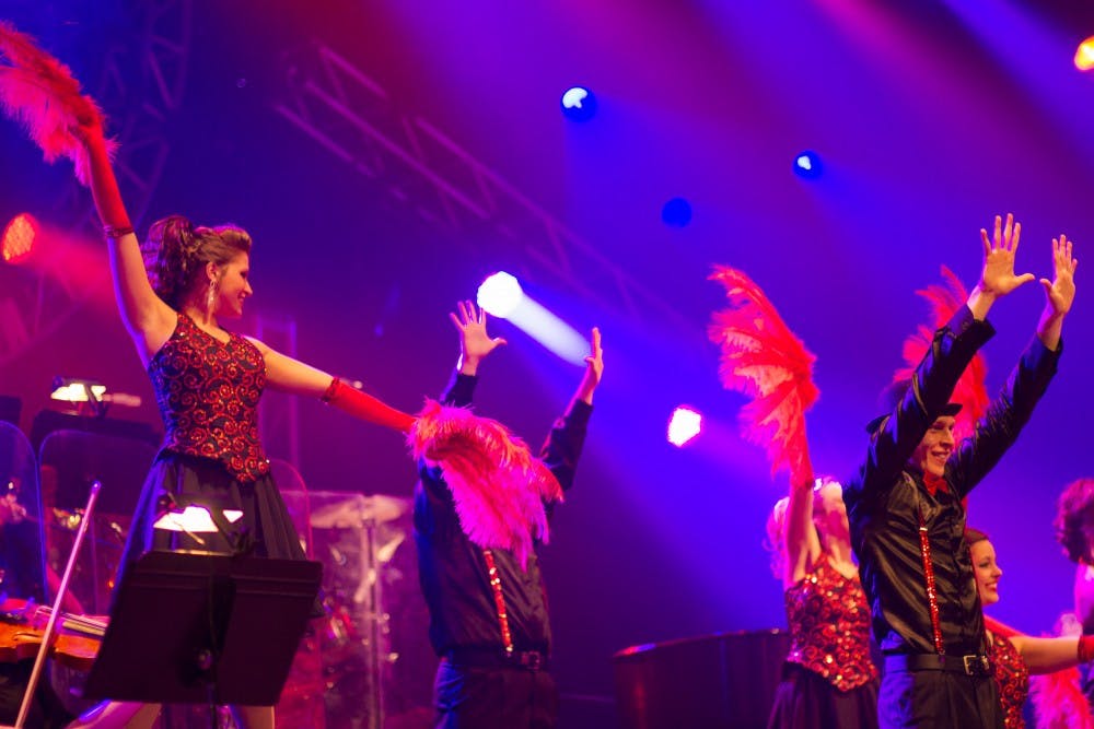 The University Singers Spectacular Show on Friday, April 10th, 2015 at Emens Auditorium. DN PHOTO JESSICA LYLE