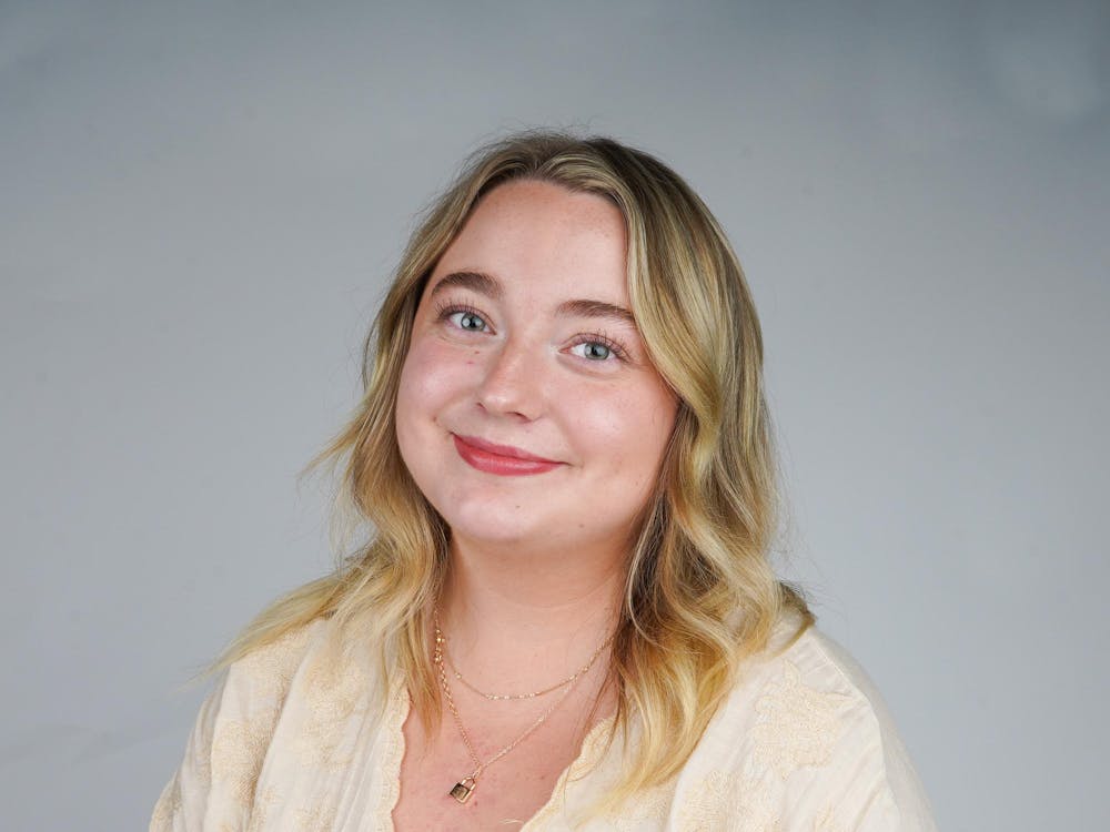 Ball Bearings Editor-in-chief Jessica Bergfors poses for a headshot. Isabella Kemper, DN