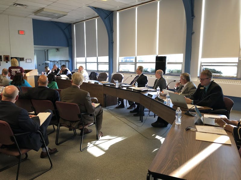 The Muncie Community Schools board meets April 9 at the Muncie Area Career Center. That evening, the board approved a proposal that would give free vaccines to MCS students. Sara Barker, DN