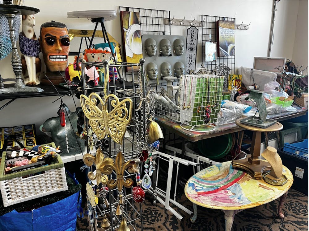 Gindhart Dragoo’s artist in residence studio at Cornerstone Center for the Arts