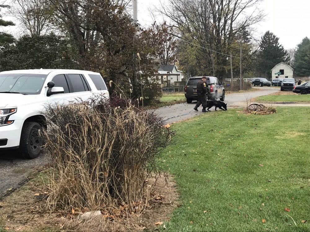 The Muncie Police Department and Delaware County Sherrif's Department search Oakville, Indiana, for Daniel Len Montero, who was involved in a shots fired incident. The hunt is currently underway as police search Muncie and surround areas for Montero. Mary Eber, Daily News 