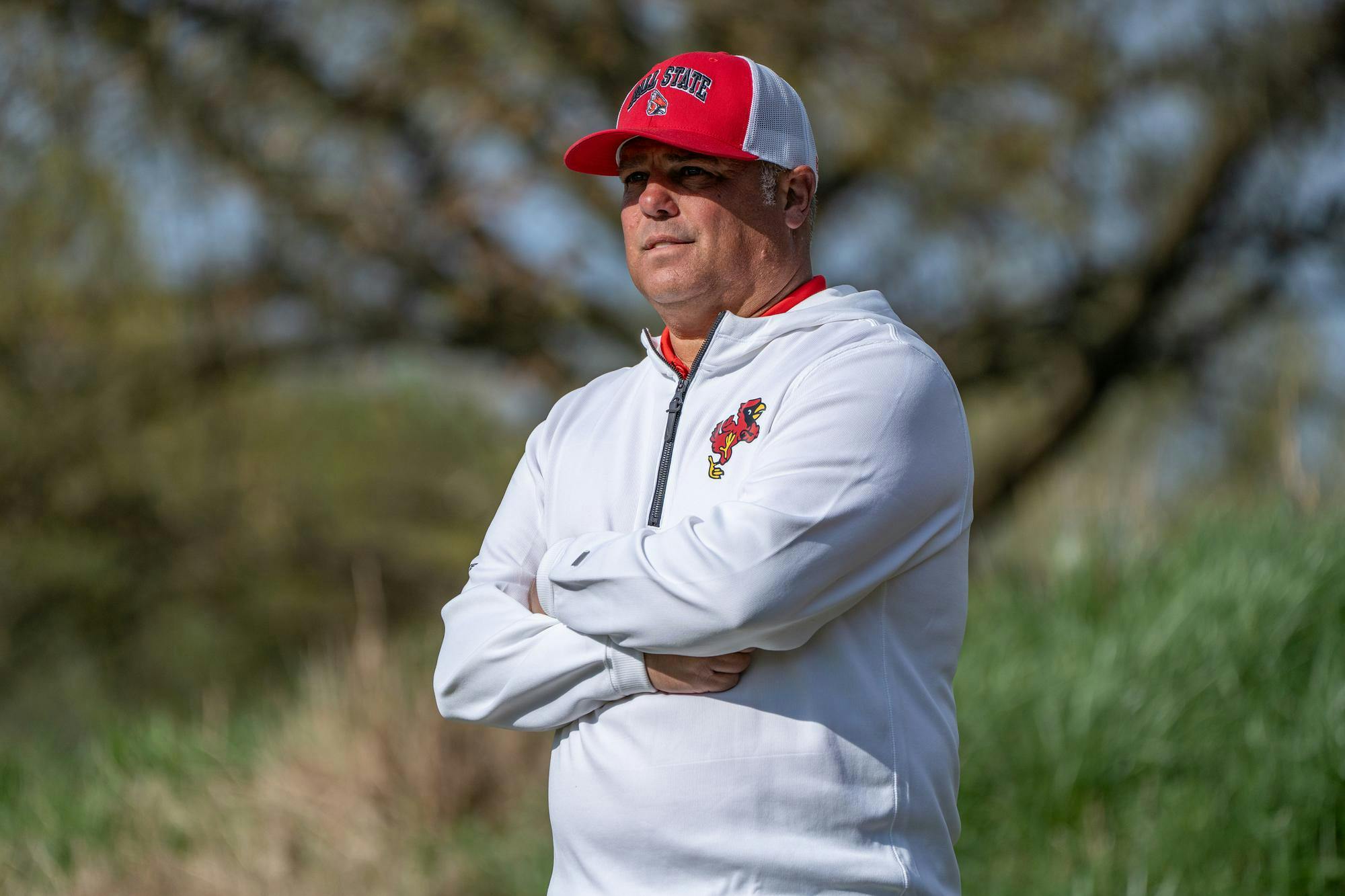 Mike Fleck at a golf match. Ball State Athletic, Photo Provided