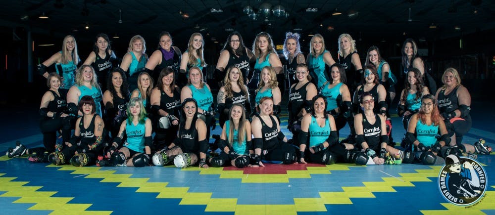Muncie's all-women roller derby team, the Cornfed Derby Dames, will start their seventh season&nbsp;in the Women’s Flat Track Derby Association&nbsp;on Feb. 26. The team was founded in 2010 and is comprised of over 30 skaters who&nbsp;compete in numerous home and away meets and tournaments throughout the Midwest.&nbsp;Jessie Fisher // Photo Provided