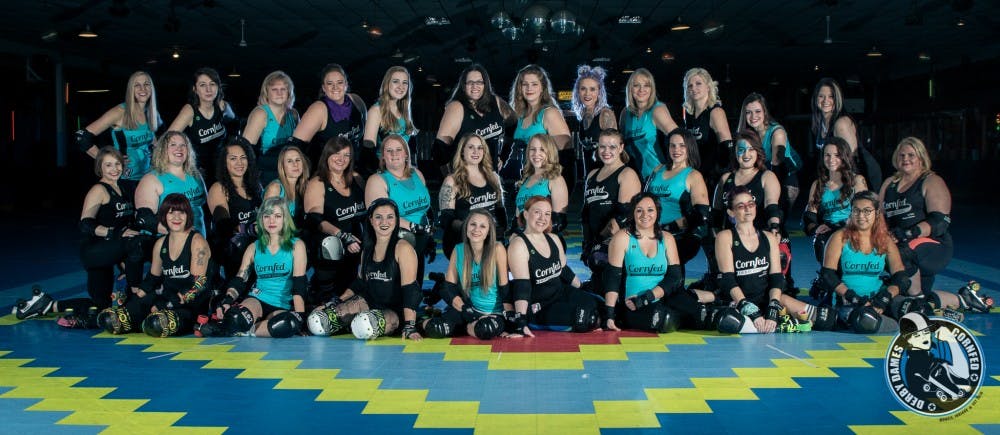 <p>Muncie's all-women roller derby team, the Cornfed Derby Dames, will start their seventh season&nbsp;in the Women’s Flat Track Derby Association&nbsp;on Feb. 26. The team was founded in 2010 and is comprised of over 30 skaters who&nbsp;compete in numerous home and away meets and tournaments throughout the Midwest.&nbsp;<em>Jessie Fisher // Photo Provided</em></p>